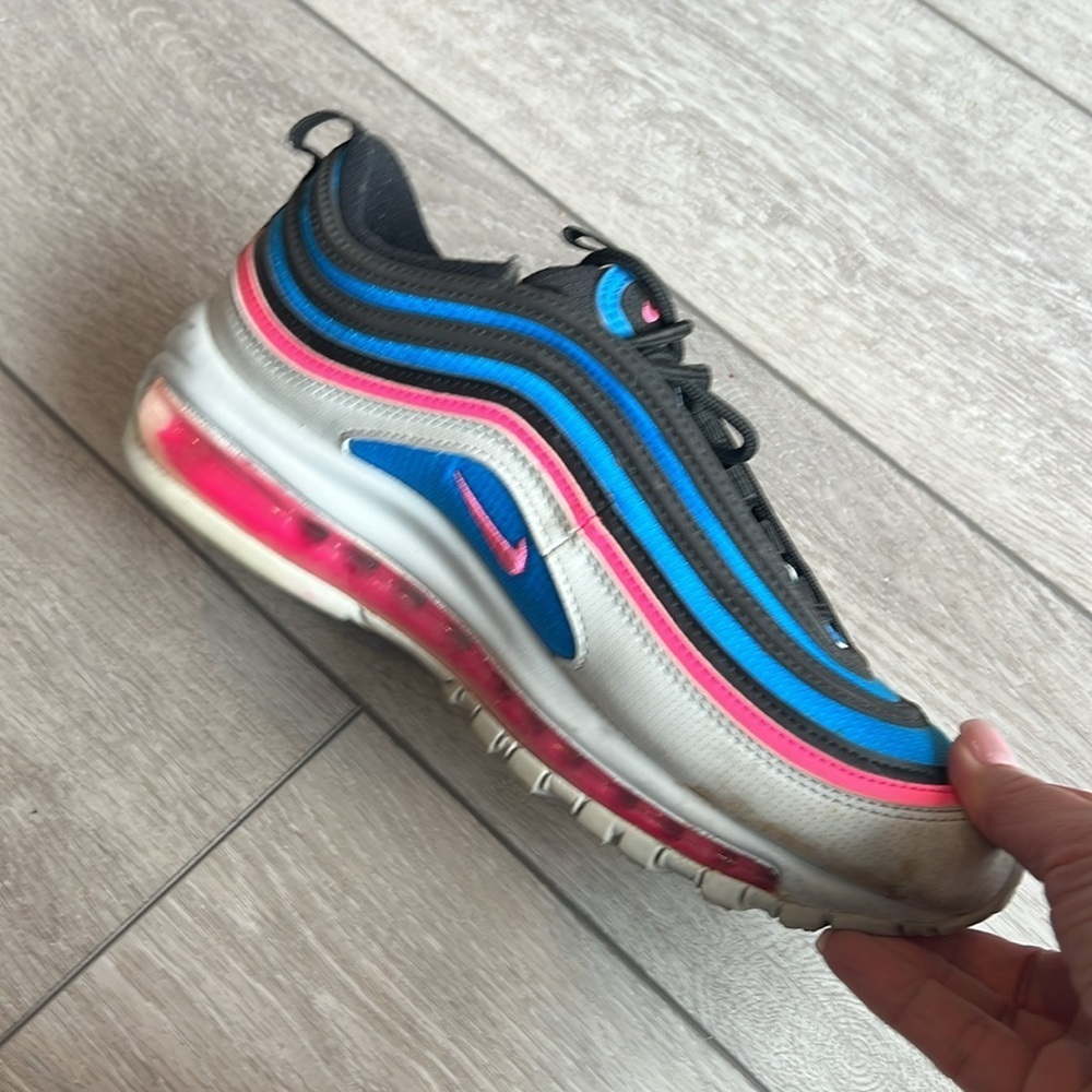 Nike air max 97 Multicolor pink blast Athletic Sneakers 6y women’s 7.5 - Picture 6 of 13